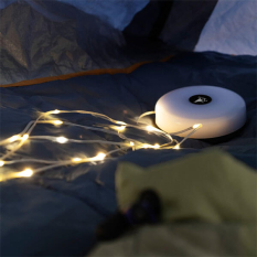 Lyskde udendrs / 10 meter / Indbygget Powerbank