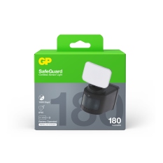 GP Safeguard RF1.1+. Kraftig ledningsfri udendrs sensorlampe
