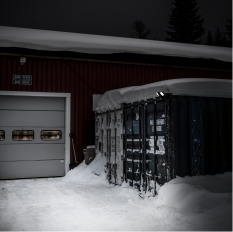 GP Safeguard RF2.1+. Kraftig ledningsfri udendrs sensorlampe