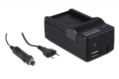 4-i-1 oplader til Nikon EN-EL5 Coolpix 3700 4200 5200 5900 7900