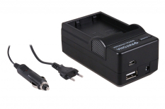 4-i-1 oplader til Nikon EN-EL15 D7000
