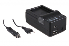 4-i-1 oplader til Panasonic DMW-GH2 DMW-BLC12 DMWGH2