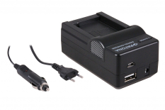 4-i-1 oplader til Samsung NX200 NX-200 BP-1030 Samsung BP1030