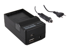4-i-1 oplader til Olympus BLH-1 OM-D EM-1 Mark 2 EM-1 Mark II