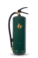 Design Pulverslukker GR�N/GULD. 6 kg