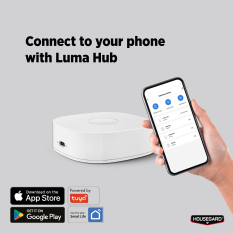 3 stk Housegard Luma 230V Wifi r�galarm inkl 10 �rs batteri