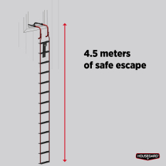 Housegard brandstige 4,5 meter
