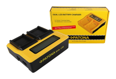Dual LCD USB oplader til Nikon EN-EL8 CoolPix P1 P2 S1 S2 S3 S5 S6 S7 S7c S9