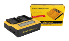 Dual LCD USB oplader til Nikon ENEL9 EN-EL9