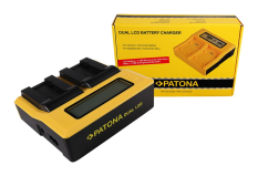 Dual LCD USB oplader til Sony NP-FC10 Cyber-shot Point & Shoot DSCP DSC-P DSCP10 DSC-P10