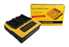 Dual LCD USB oplader til Sony NP-FS11 DCR-PC DCRPC1 DCR-PC1 DCRPC2 DCR-PC2 DCRPC3