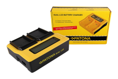 Dual LCD USB oplader til Nikon EN-EL2 CoolPix 2500 3500 SQ