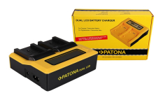 Dual LCD USB oplader til Canon BP808 BP-808 BP819 BP-819 BP820 BP-820