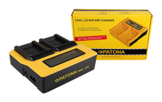 Dual LCD USB oplader til Olympus Li-70B FE FE4020 FE-4020 FE4040 FE-4040 FE5040 FE-5040