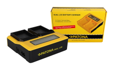 Dual LCD USB oplader til Nikon ENEL15 EN-EL15