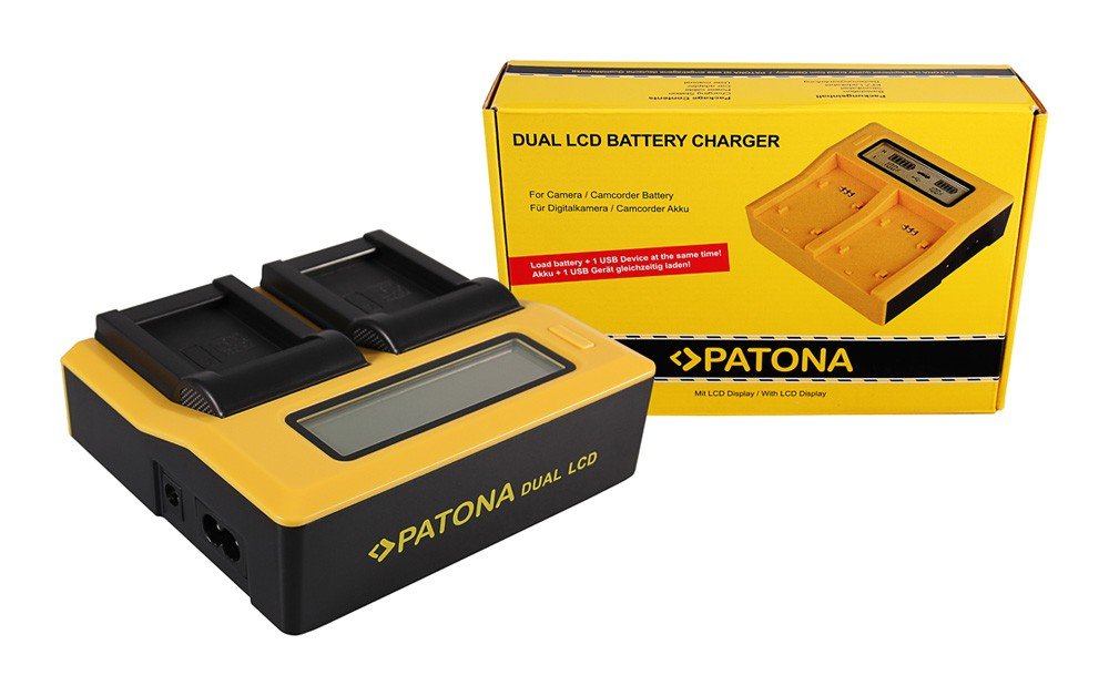 2in1 Ladegerät Für Aiptek & Ordro Akkus | Inkl. Netz- & Autoadapter