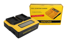 Dual LCD USB oplader til Nikon EN-EL23 Coolpix p600