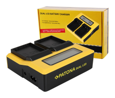 Dual LCD USB oplader til Olympus BLH-1 OM-D EM-1 Mark 2 EM-1 Mark II