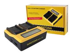 Dual LCD USB oplader til Sony NP-FZ100 A7 III A7M3 Alpha 7 III A7 R III A7RM3 Alpha 7 R III A9 Alpha 9 FZ100