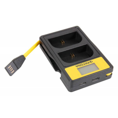 Smart Dual LCD USB oplader til Canon LP-E6 EOS 5D 60D 60Da 6D 7D EOS70D EOS-70D LP-E6 Mark II