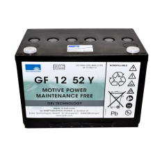 Exide Sonnenschein 12 volt 52 Ah. batteri (Gel)