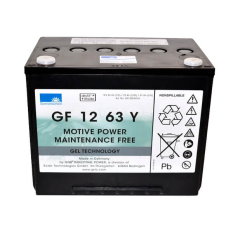 Exide Sonnenschein 12 volt 63 Ah. batteri (Gel)