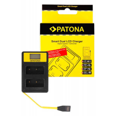Smart Dual LCD USB oplader til Fuji NP-W126 HS30 EXR HS30EXR HS-30EXR HS33 EXR HS33EXR HS-33EXR XPro 1 X-Pro 1