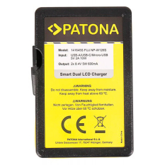 Smart Dual LCD USB oplader til Fuji NP-W126 HS30 EXR HS30EXR HS-30EXR HS33 EXR HS33EXR HS-33EXR XPro 1 X-Pro 1