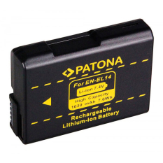 Batteri til EN-EL14 ENEL14 f. NIKON P7100 P7000 D5100 D3200 D3100