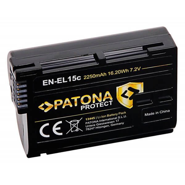 Batteri til Nikon Z5 Z6 Z7 D500 D850 D7000 D7100 D7200 VFB12802 EN-EL15C Nikon BatteryStore & More