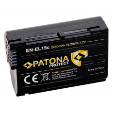 Batteri til Nikon Z5 Z6 Z7 D500 D800 D850 D7000 D7100 D7200 VFB12802 EN-EL15C