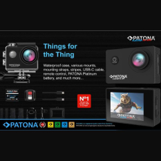 Actionkamera 4K / Vandtt til 30 m / Til udendrsaktiviteter