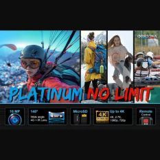 Actionkamera 4K / Vandtt til 30 m / Til udendrsaktiviteter