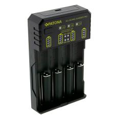 Oplader til CR123A, 14500, 16340, 18650, 22650, 26650... og AAA / AA batterier