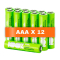AAA genopladelige batterier / 12 stk / 800mAh