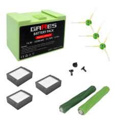 iRobot e5 e6 i3 i3+ i4 i4+ i7 i7+ Serie / batteri og tilbehr / 2200mAh