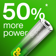 AAA batterier / 40 stk GP Super Alkaline / Bedste batterier