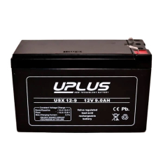 Uplus 12 volt 9,0 Ah. batteri (AGM)