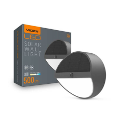 Solcellelampe med sensor / 500 Lm / Udendrslamper