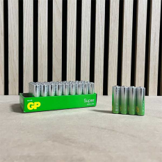 40 stk AA batterier / GP Super Alkaline / Bedste batterier 