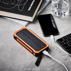 Powerbank med solceller / 20.000mAh / Lippa