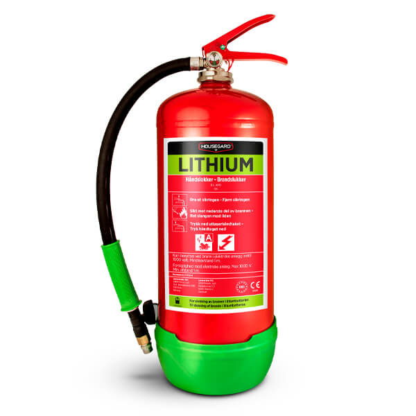Housegard AVD brandslukker 6 liter, rød, LITHEX-6 kr. 3.989,00,-